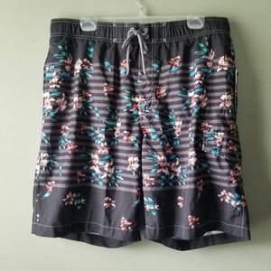 Sonoma Men's Swim Trucks Shorts Floral Striped L
